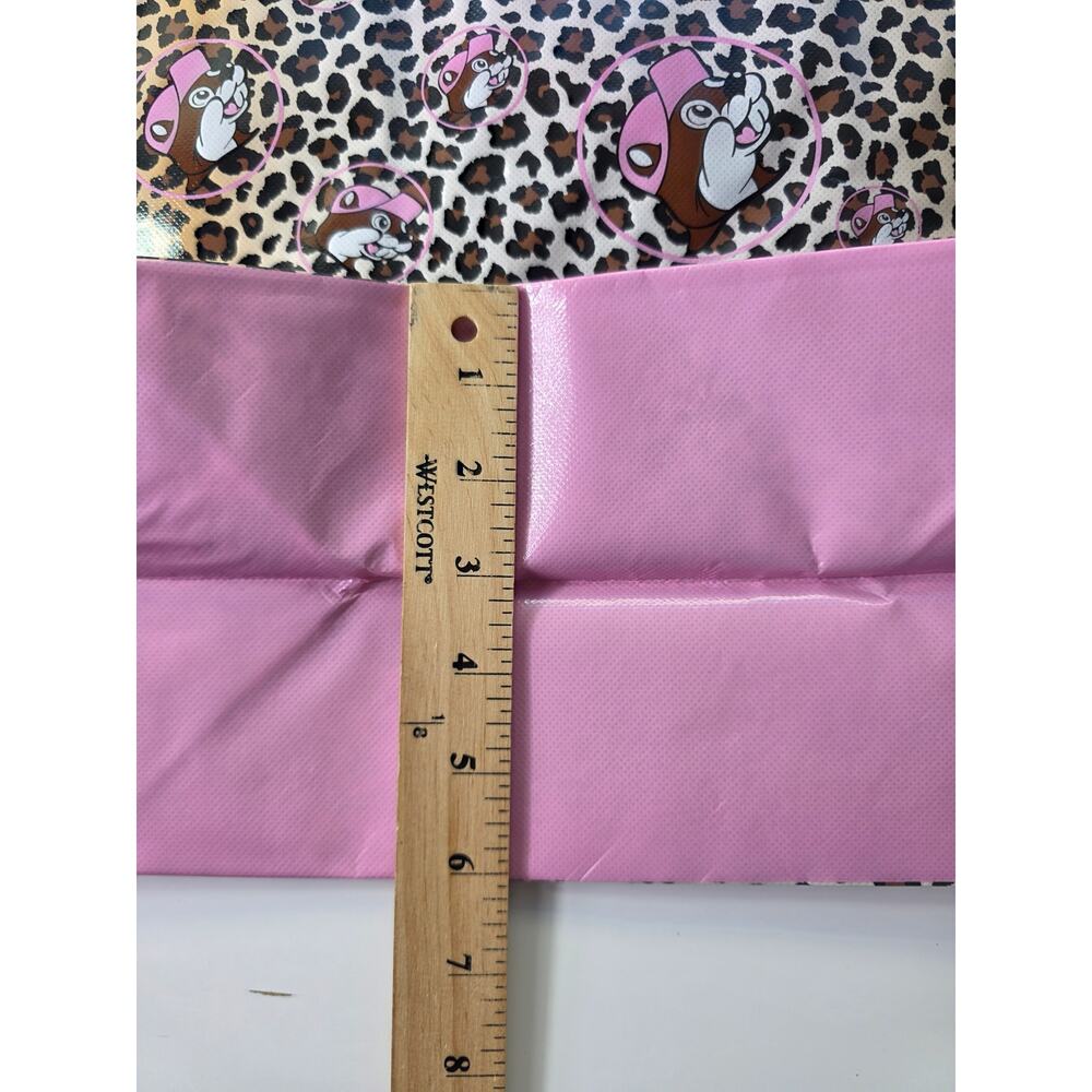 Set of 2- BUC-EE'S Pink Leopard Print NEW Reusable Tote Grocery Bag - NWT - Picture 6 of 9